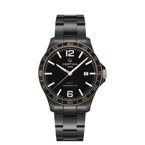 Certina C0338073305700 DS-8 zegarek męski na bransolecie MARKO