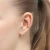 Pozłacany srebrny kolczyk nausznica fake piercing spiralka Supreni K450-925-Z marko
