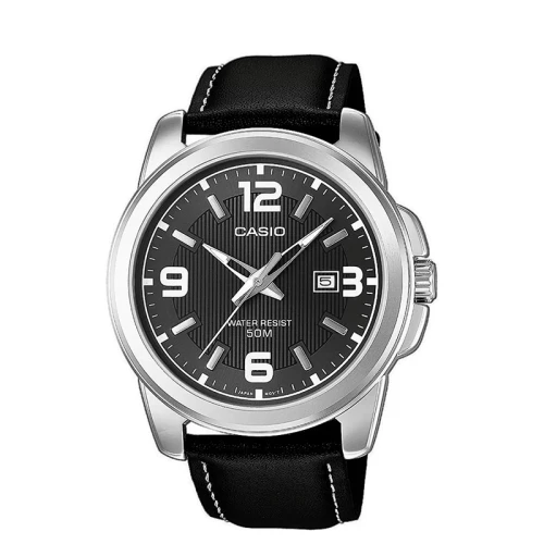 Elegancki zegarek Casio MTP-1314PL-8AVEF  pasek ze skóry