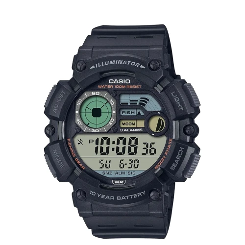 Zegarek męski gumowy pasek sports Casio WS-1500H-1AVEF MARKO