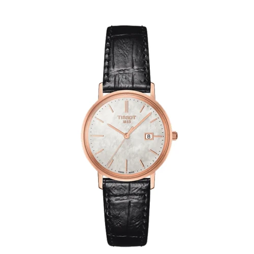 Zegarek damski Tissot T9222107611100 T-Gold na pasku