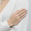 Pierścionek zaręczynowy z białego złota z rubinem Kultowa  P116-B585-R0.15 marko