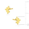 Złote kolczyki celebrytka puzzle K158-585 MARKO