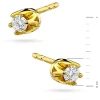 Złote kolczyki z brylantami 0,16ct KO-032-585-B0.16 MARKO