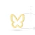 Złoty wisiorek motyl Fancy Z224-333 MARKO