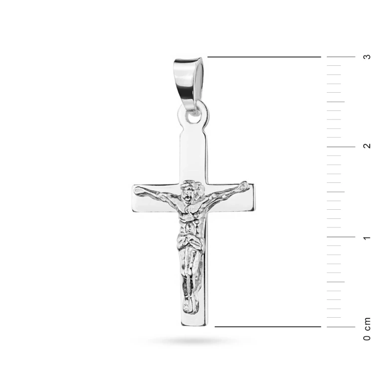 Srebrny krzyżyk z Jezusem D173-S-925 MARKO