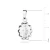 Srebrny Cudowny medalik D219-925 MARKO