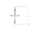 Krzyżyk z brylantami 0,02ct z białego złota D267-B585-B0.02 MARKO