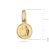 Złoty medalik z aniołkiem próba 585 D014-585 MAKRO