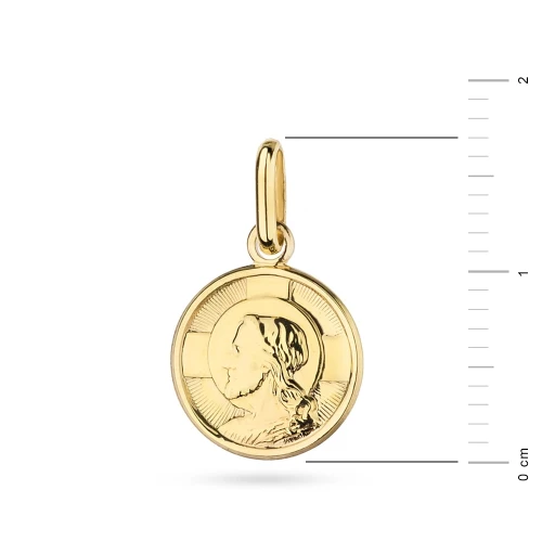 Złoty medalik z Jezusem próba złota 585 D047-585 MARKO
