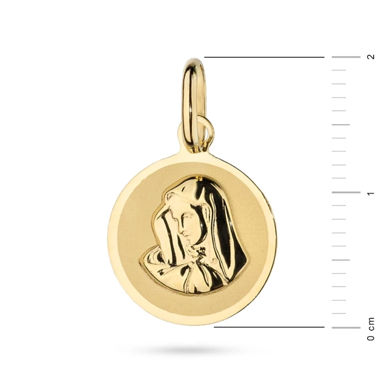 Medalik Matka Boska grawer prezent Chrzest Komunia D083-585 marko