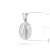 Srebrny medalik Matka Boska Cudowna pr.925 dwustronny D210-925-S marko