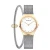 Damski zegarek Bering Classic 12131-010-GWP1 zestaw z bransoletką MARKO