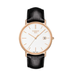 Zegarek męski Tissot T9224107601100 T-Gold na pasku