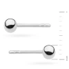 Srebrne kolczyki kuleczki 3mm basic klasyczne Jeso