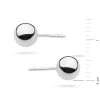 Srebrne kolczyki kulki 6mm Jeso