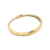 Złota sztywna bransoletka bangle segmentowa Sego B372-585 marko
