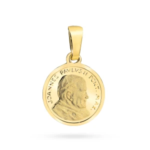 Złoty medalik Papież Jan Paweł II