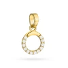 Złota zawieszka ring zdobiony cyrkoniami Soledo Z-GW-283-585 marko