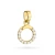 Złota zawieszka ring zdobiony cyrkoniami Soledo Z-GW-283-585 marko