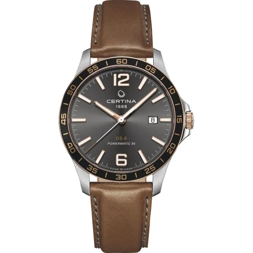 Certina C0338072608700 DS-8 zegarek męski na pasku MARKO