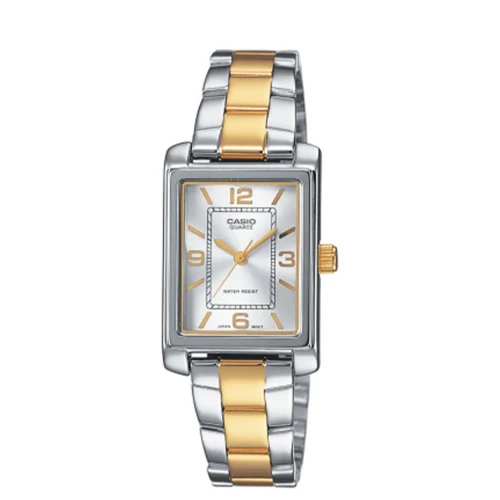 Elegancki zegarek Casio na pasku LTP-1234PSG-7AEG