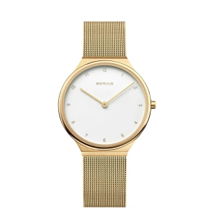 Damski zegarek Bering Classic 18434-334 na bransolecie typu mesh