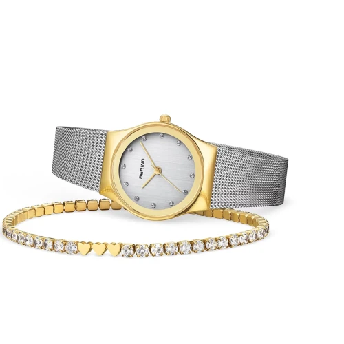 Zegarek damski Bering Classic 12927-001-GWP zestaw z bransoletką