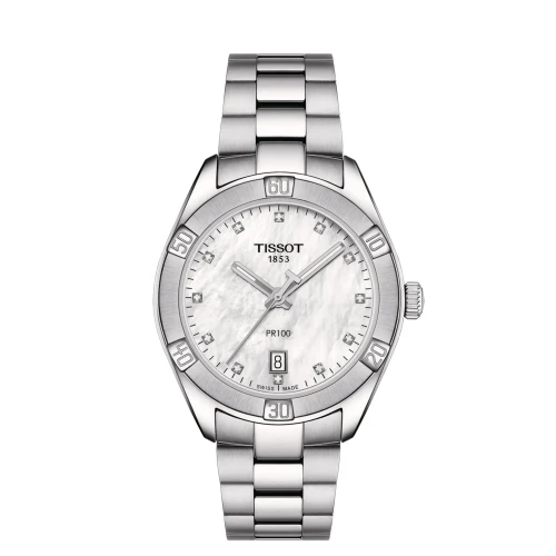 Zegarek damski Tissot T1019101111600 T-Classic na bransolecie