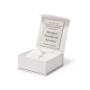Srebrny prosty krzyżyk na łańcuszku pancerka D375-925-S-L049 marko