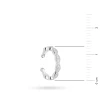 Kolczyk ze srebra nausznica nakładka na chrząstkę do nosa fake piercing cyrkonie K215-925-S MARKO