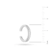 Pozłacany kolczyk nausznica nakładka na chrząstkę fake piercing helix cyrkonie K234-925-S MARKO