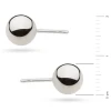 Kolczyki kulki z białego złota 8mm sztyft Jeso pr.585 
K804-B585 marko