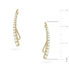 Kolczyki ze złota nausznice z cyrkoniami ear crawler Soledo K536-333 marko