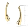 Kolczyki ze złota nausznice gładkie polerowane ear crawler Supreni K1630-585 marko