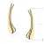 Kolczyki ze złota nausznice gładkie polerowane ear crawler Supreni K1630-585 marko