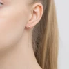 Złote kolczyki przewlekane kulki 5mm wiszące łańcuszek Iluvia K783-585 marko