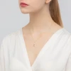 Złota zawieszka literka K z perłą Imiona Z256-585-P-K marko
