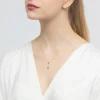 Złota zawieszka klasyczna cyrkonie złączone kółka Soledo Z267-585-B marko
