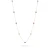 Złoty krótki naszyjnik kolorowe cyrkonie choker łańcuszek Supreni N179-585 marko