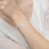 Srebrna bransoletka kółka pełne ring Supreni B414-925-S marko