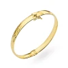 Złota bransoletka diamentowana sztywna bangle Sego B-GW-410-585 marko