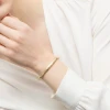 Złota bransoletka diamentowana sztywna bangle Sego B-GW-410-585 marko
