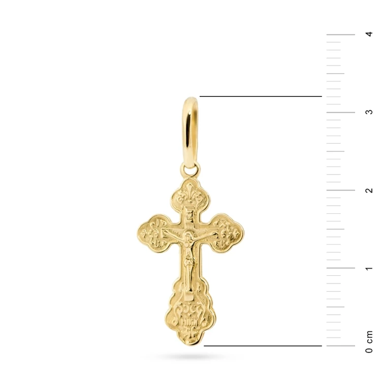 Złoty krzyżyk prawosławny 585 D012-333 marko