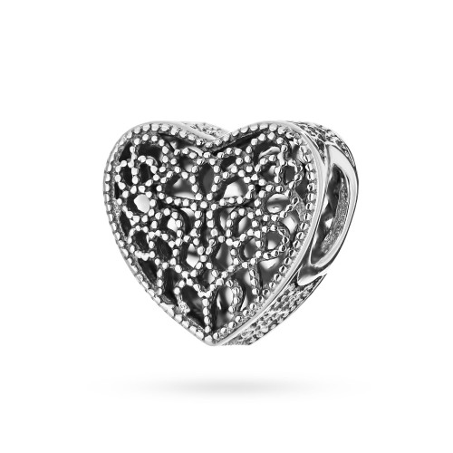 Srebrna zawieszka wisiorek Charms ażurowe serce Z564-925-S marko