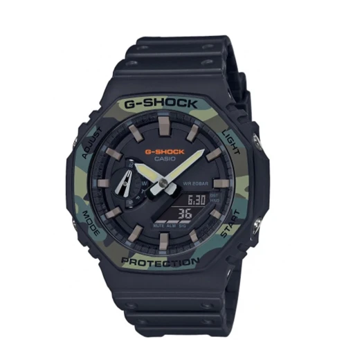 Zegarek męski Casio GA-2100SU-1AER G-Shock Octagon pasek tworzywo MARKO