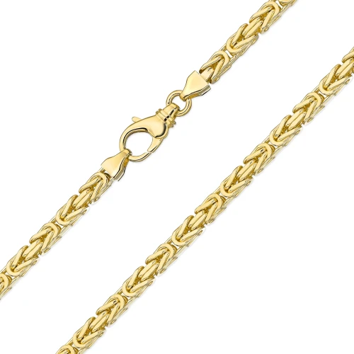 Złoty łańcuch splot bizantyjski królewski 55cm próba 585 L027-585 marko