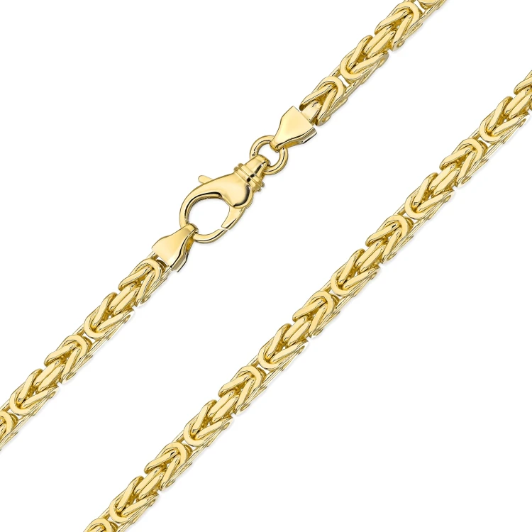 Złoty łańcuch splot bizantyjski królewski 55cm próba 585 L027-585 marko