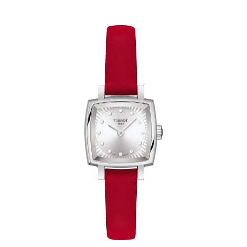 Zegarek damski Tissot T0581091603600 Lovely Square Valentines na pasku MARKO