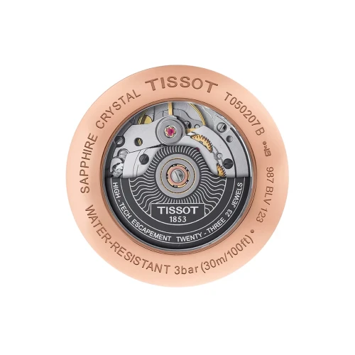 Zegarek damski Tissot T0502073701705 Powermatic 80 na pasku MARKO